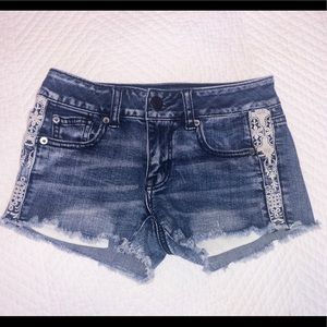 American eagle denim shorts